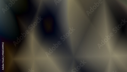 Prism Rainbow Light on Dark Background Overlay. Crystalline abstract marble effect. Blurred spectral transitions complemented by grainy texture of green and blue colors