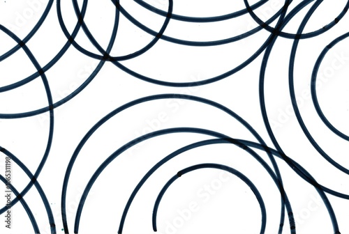 black circles lines abstract background, design