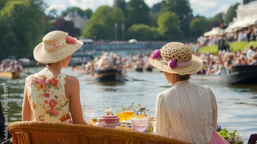 The excitement of the Henley Royal Regatta in England