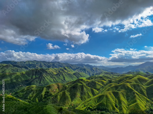 clouds over the mountains
