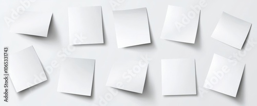 Wallpaper Mural The white curls of paper flying with wind blow diagonally on transparent background. An illustration of an empty curved document page floating in the air. Mock-up of scattered flying notes. Torontodigital.ca