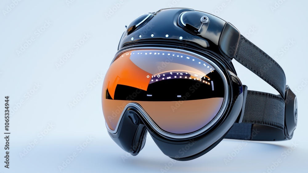 Fototapeta premium Sleek 3D Model of a Virtual Reality Headset
