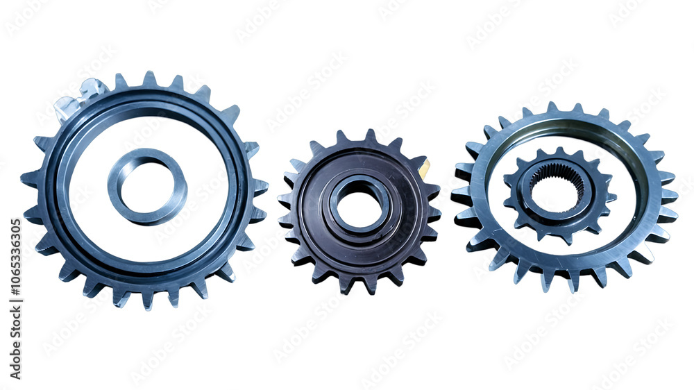 Set of Gears Isolated on Transparent Background for Mechanical and Engineering Designs, Suitable for Technical Illustrations and Infographics Set of Gears Isolated on Transparent Background for Mechanical and Engineering Designs, Suitable for Technical Illustrations and Infographics