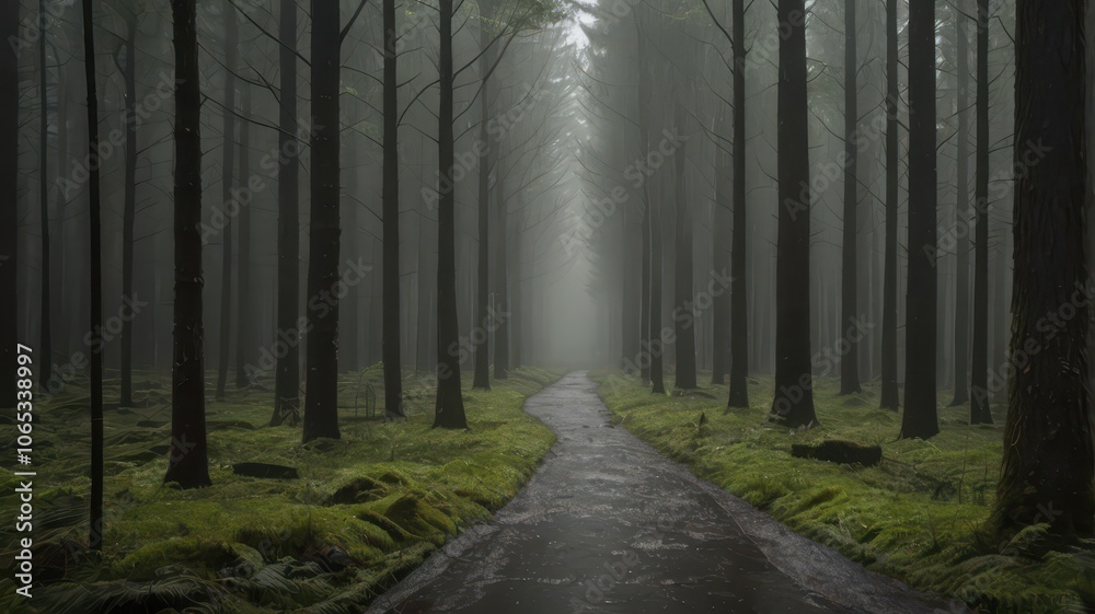 Fototapeta premium path in the woods