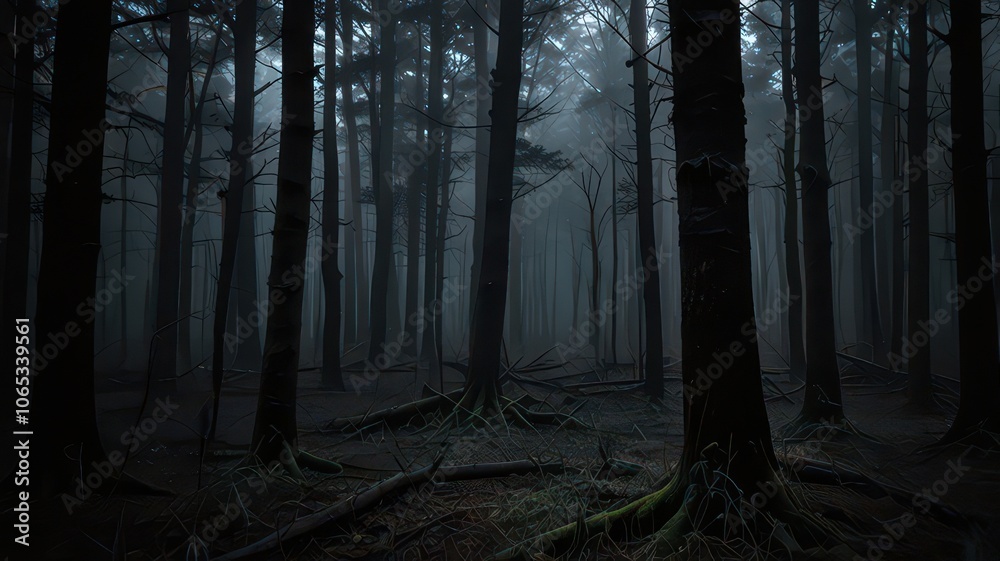 Fototapeta premium dark forest