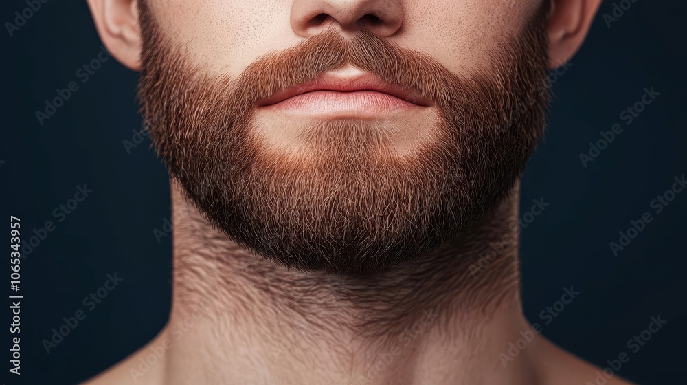 Obraz premium Explore the impact of no shave november on facial hair styles and grooming trends