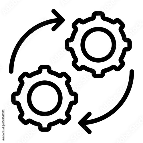 synergy line icon