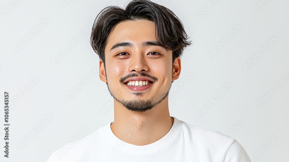 Young Smiling Man in Casual Attire Young Smiling Man in Casual Attire