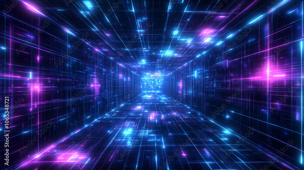 abstract blue background with particles abstract blue background with particles