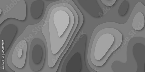 Abstract luxury multicolor modern 3d papercut background. Minimal abstract vector wave carve diamond topography line circle creative topography map circle and wave line smooth multilayer pattern.