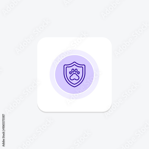 Pet Insurance color circle icon , vector, pixel perfect, illustrator file