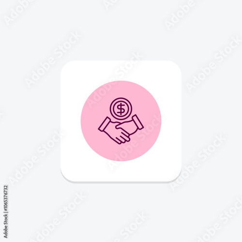 Referral Bonus pentaglow , vector, pixel perfect, illustrator file