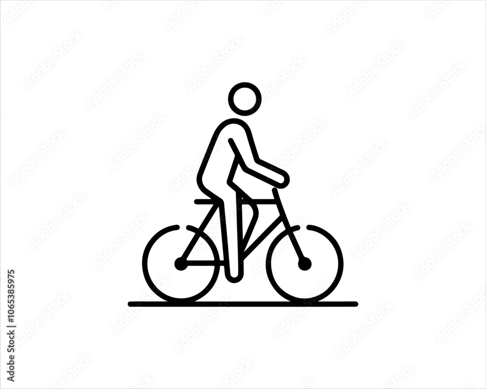 Fototapeta premium bicycle icon