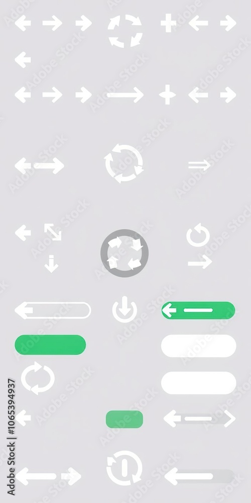 A collection of refreshing icon vectors including arrows, circular arrows, reload symbols, and update buttons, cycle A collection of refreshing icon vectors including arrows, circular arrows, reload symbols, and update buttons, cycle