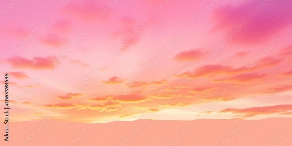 Obraz premium Abstract watercolor background resembling a vibrant sunset sky with hues of orange and purple, orange