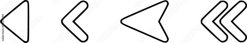 Obraz premium arrows vector icon. Arrows vector icon. Icons arrows. arrow. arrow. arrow. Set of arrows