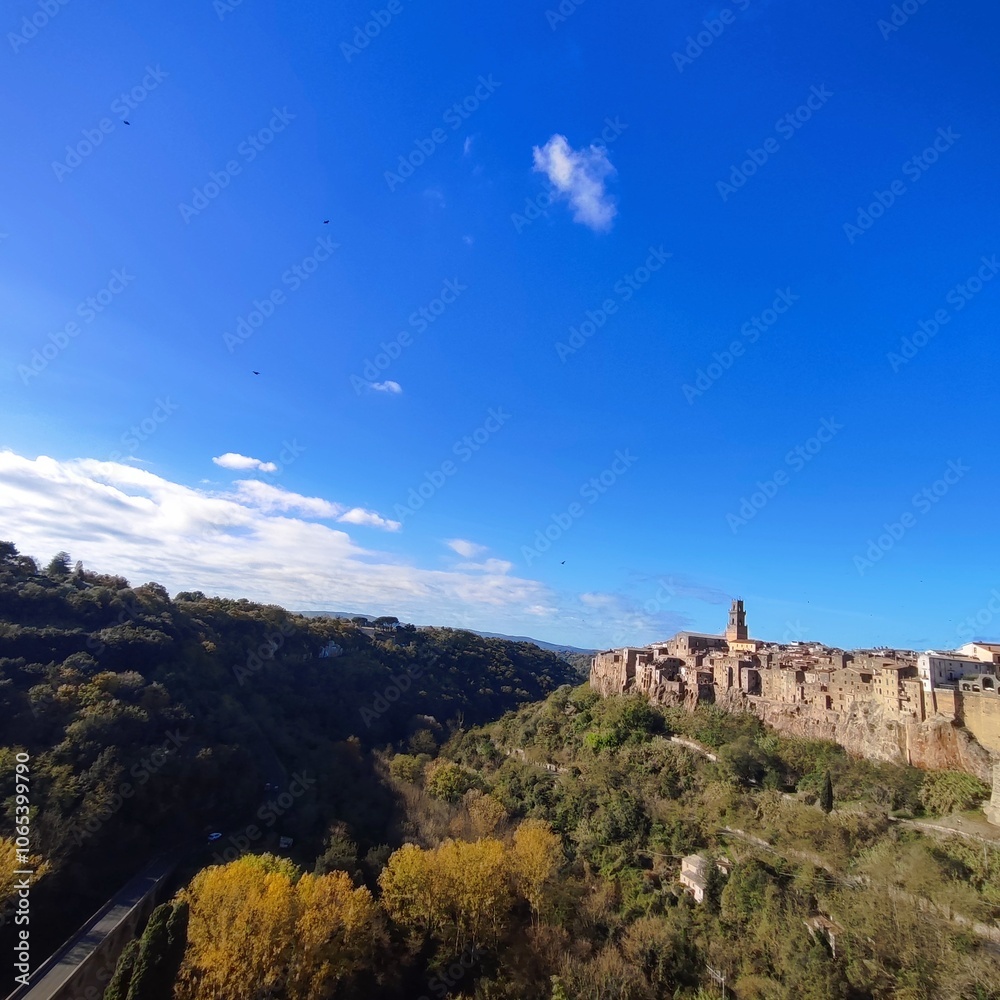 Fototapeta premium Pitigliano, la Piccola Gerusalemme nel cuore della Maremma
