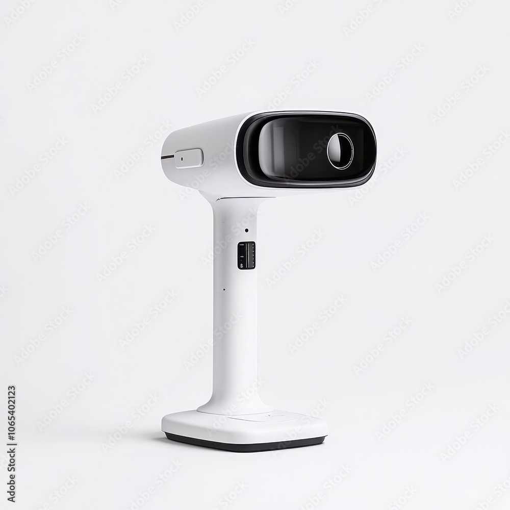 Modern sleek scanner on white isolated background. Modern sleek scanner on white isolated background.
