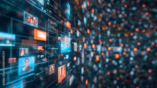 AI-powered content moderation on social media platform.