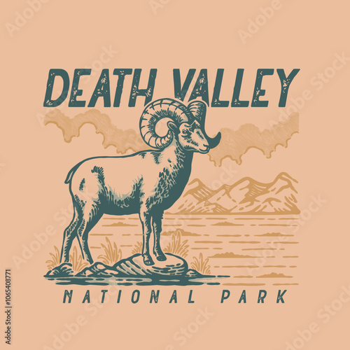 vintage national park death valley
