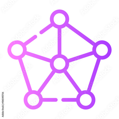 network gradient icon