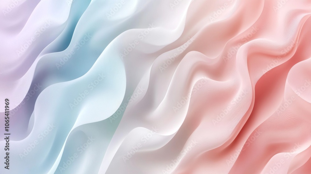 Obraz premium Abstract Pastel Background with Flowing Lines and Soft Texture