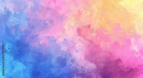 Colorful pastel gradient background with soft grainy texture display