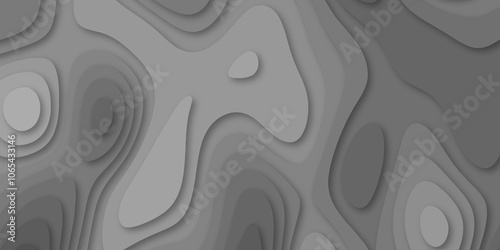 Abstract luxury multicolor modern 3d papercut background. Minimal abstract vector wave carve diamond topography line circle creative topography map circle and wave line smooth multilayer pattern.