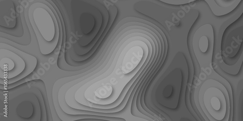 Abstract luxury multicolor modern 3d papercut background. Minimal abstract vector wave carve diamond topography line circle creative topography map circle and wave line smooth multilayer pattern.
