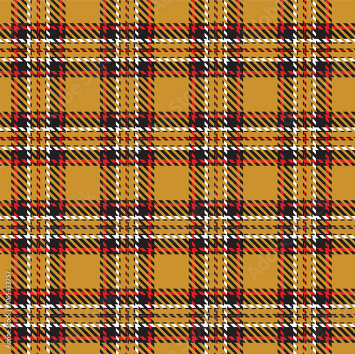 Yellow royal stewart tartan plaid seamless pattern. Texture from tartan, plaid, tablecloths, shirts, clothes, dresses, bedding, blankets and other textile.