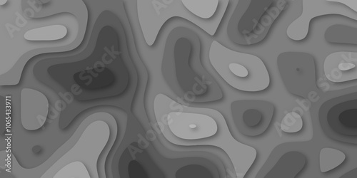 Abstract luxury multicolor modern 3d papercut background. Minimal abstract vector wave carve diamond topography line circle creative topography map circle and wave line smooth multilayer pattern.
