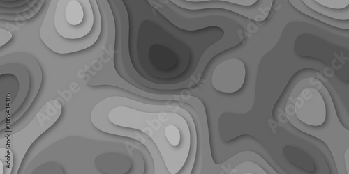 Abstract luxury multicolor modern 3d papercut background. Minimal abstract vector wave carve diamond topography line circle creative topography map circle and wave line smooth multilayer pattern.