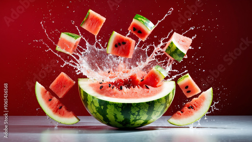 FruitPhotography, WatermelonImages, FreshFruitGraphics, HealthyFoodVisuals photo