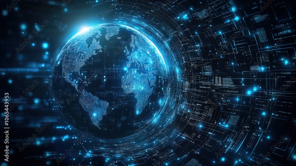 Obraz premium Subscription Technology, business background