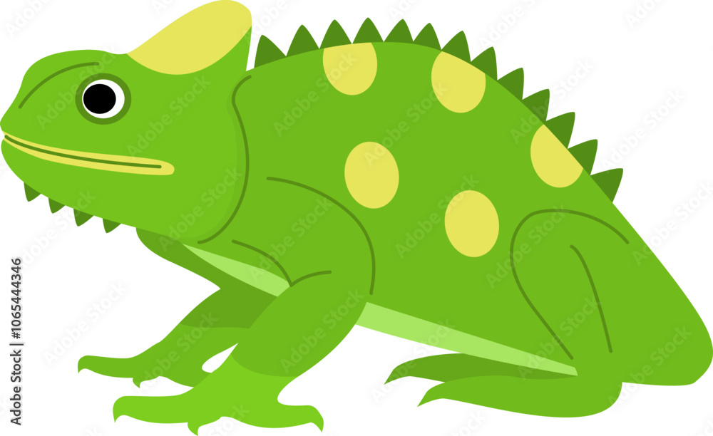 Fototapeta premium Green Camaleon Design