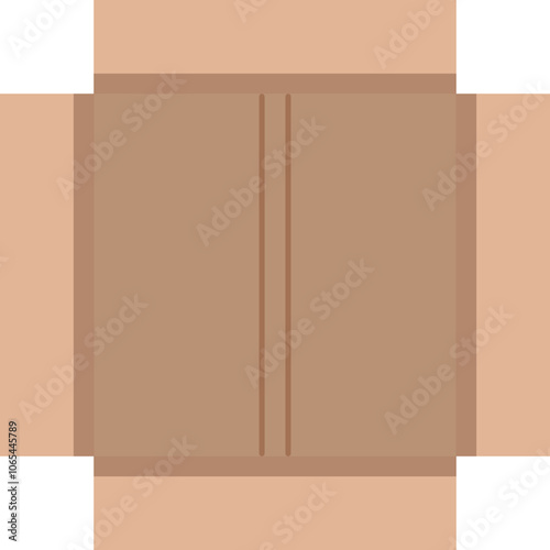 Box top view