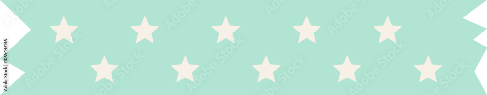 Fototapeta premium Blue banner star