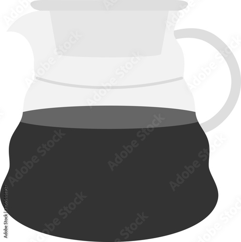 Coffee server with a specialty coffee