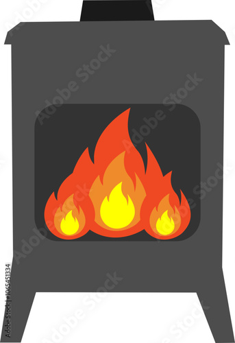Blazing torch