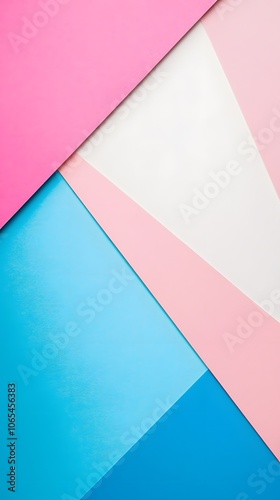 Free Download Abstract geometric shapes in pastel colors on a white background, clean lines, minimalist - GFXLoad