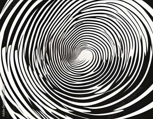 Wallpaper Mural Abstract black and white radial lines pattern background. Torontodigital.ca