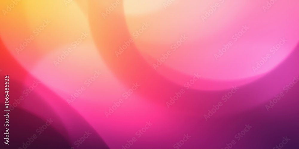 Fototapeta premium Abstract Gradient Background of Soft Pink, Yellow, and Purple Hues