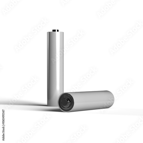 Mockup-Friendly Digital Image of AAA Battery