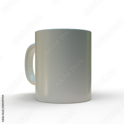 Mockup-Friendly Digital Image of Ceramic Mug