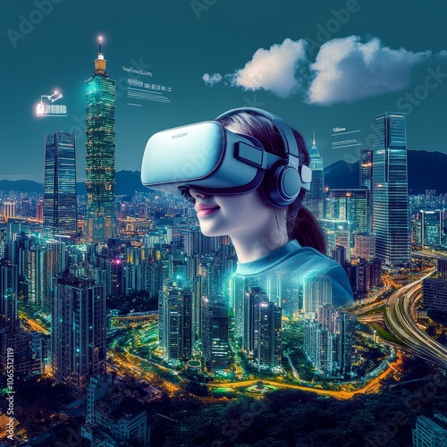 a picture to show the vr technology leading country of Asia country and looks like a commercial diagram.