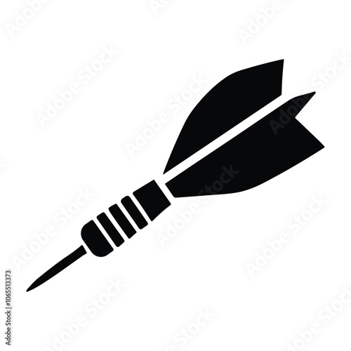 Darts Simple illustration of darts vector icon for web