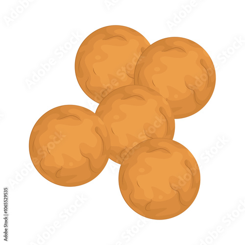 Illustration of falafel 