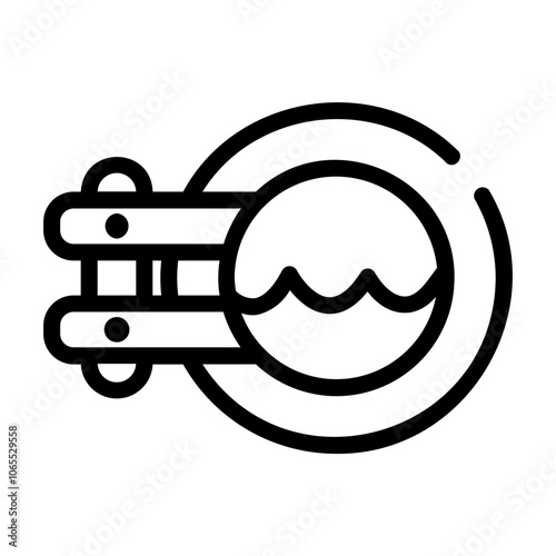 porthole Line Icon