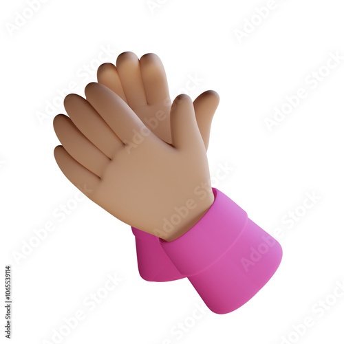 3D Graphic Woman Waving Pose 
