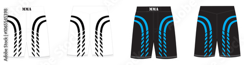 Vector Sketch MMA Shorts.eps